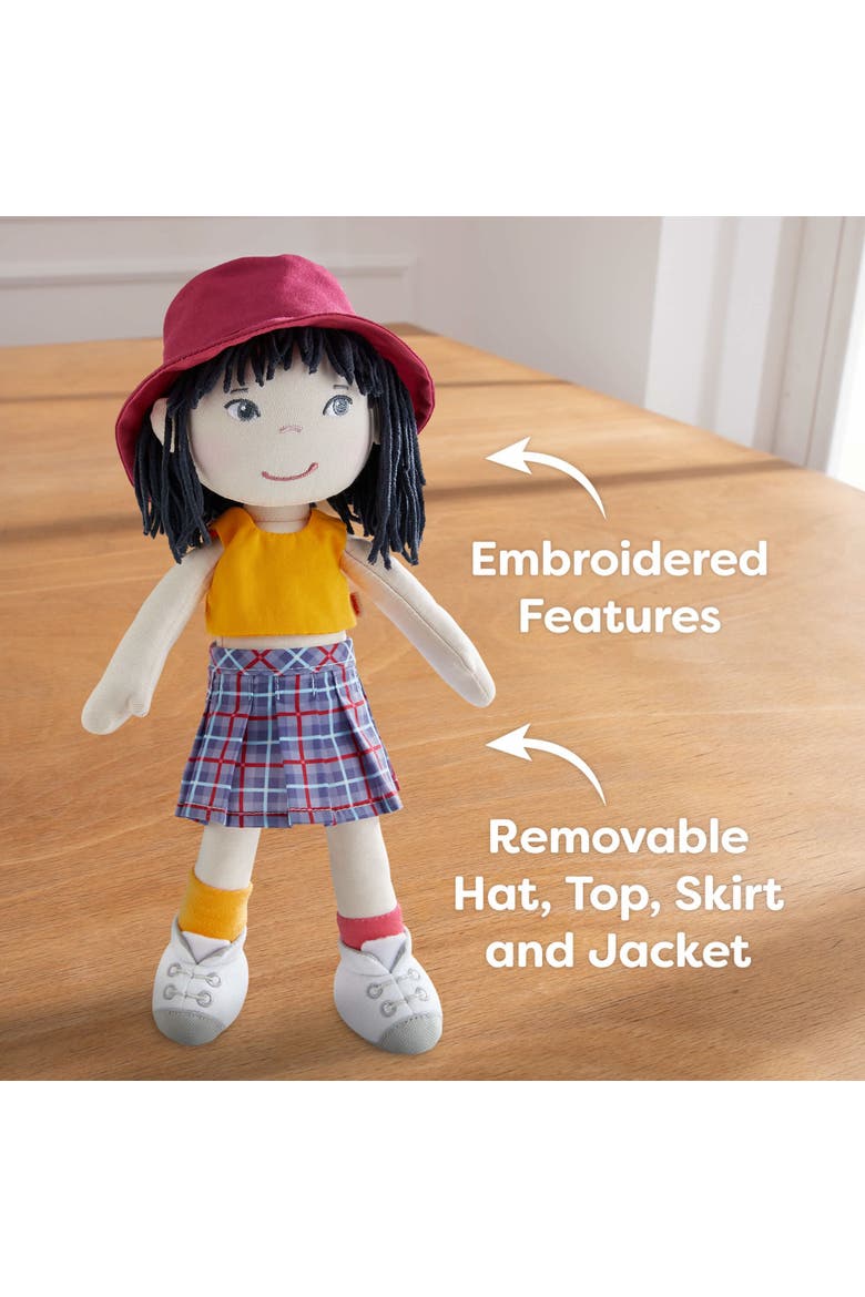 12" Soft Baby Doll Yuki Washable Toddler Baby Doll, Alternate, color, Multi