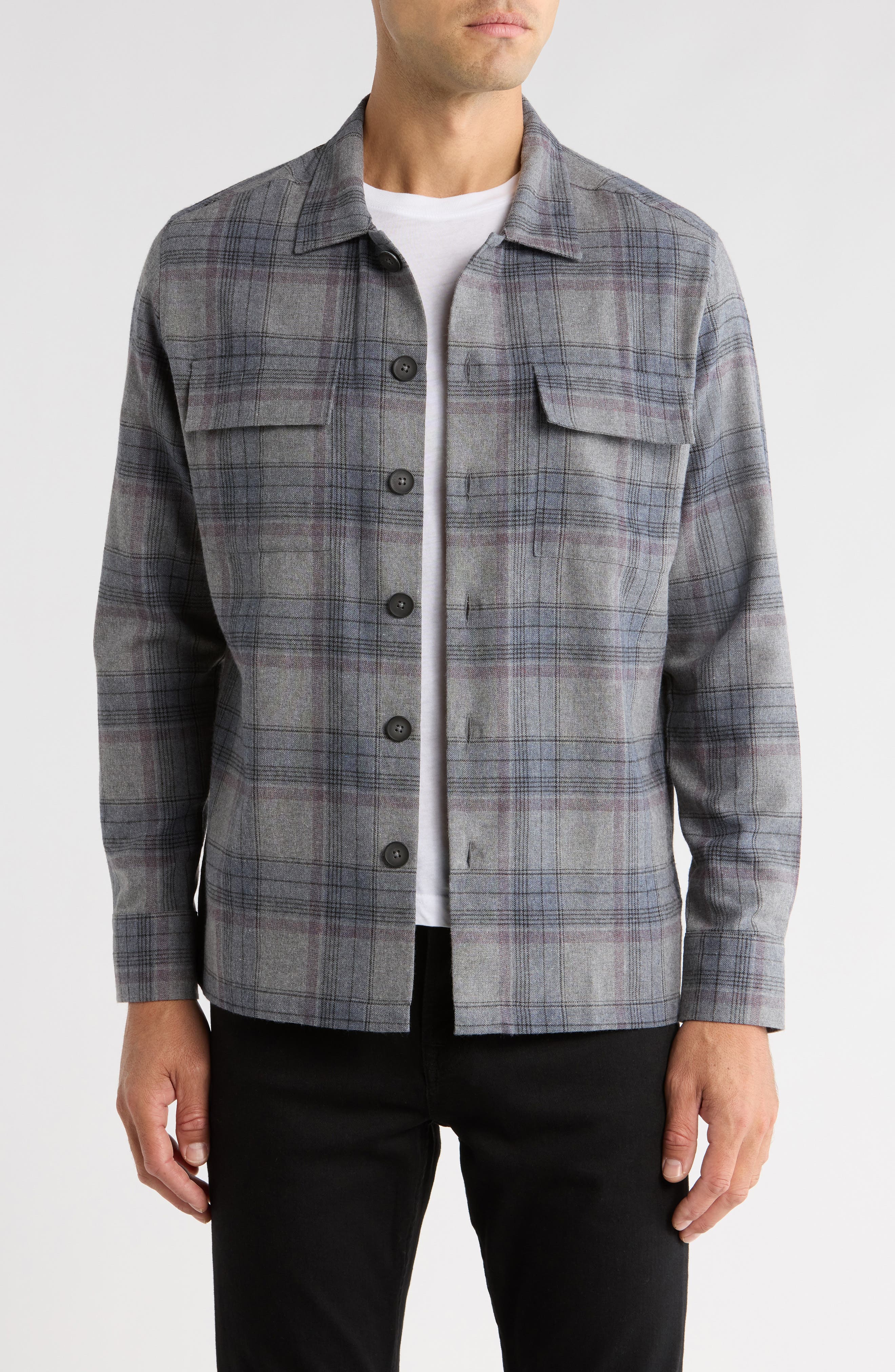 Robert Barakett Maverick Plaid Button-Up Shirt
