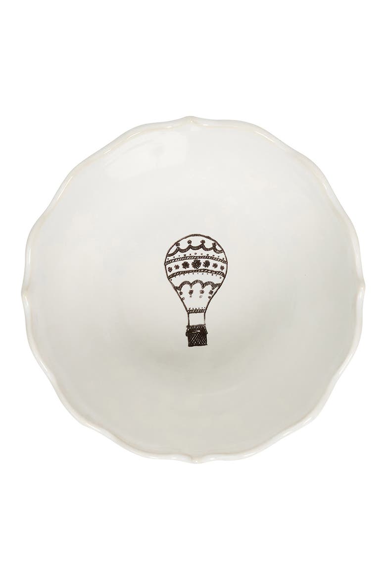 L'Amour Toujours Cereal Bowl, Alternate, color, WHITEWASH/BLACK