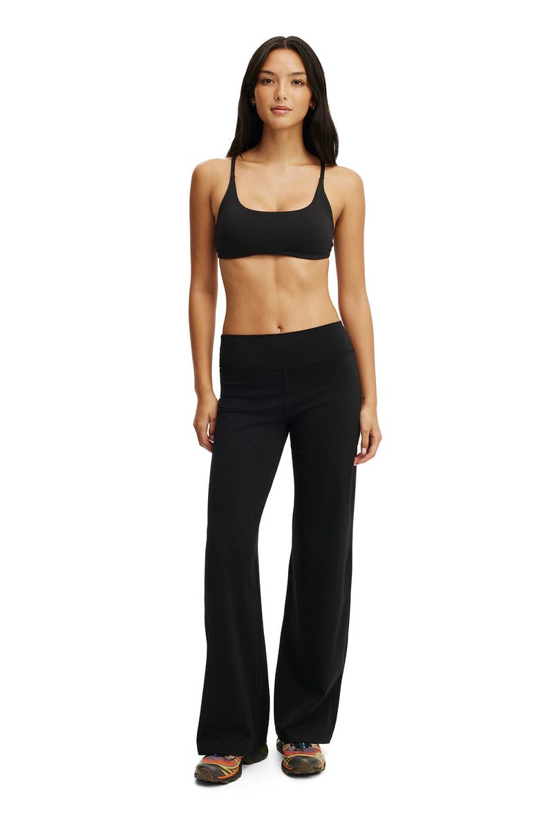 COTTON ON BODY Women's Active Ultra Luxe Strappy Cross Back Crop, Alternate, color, Black