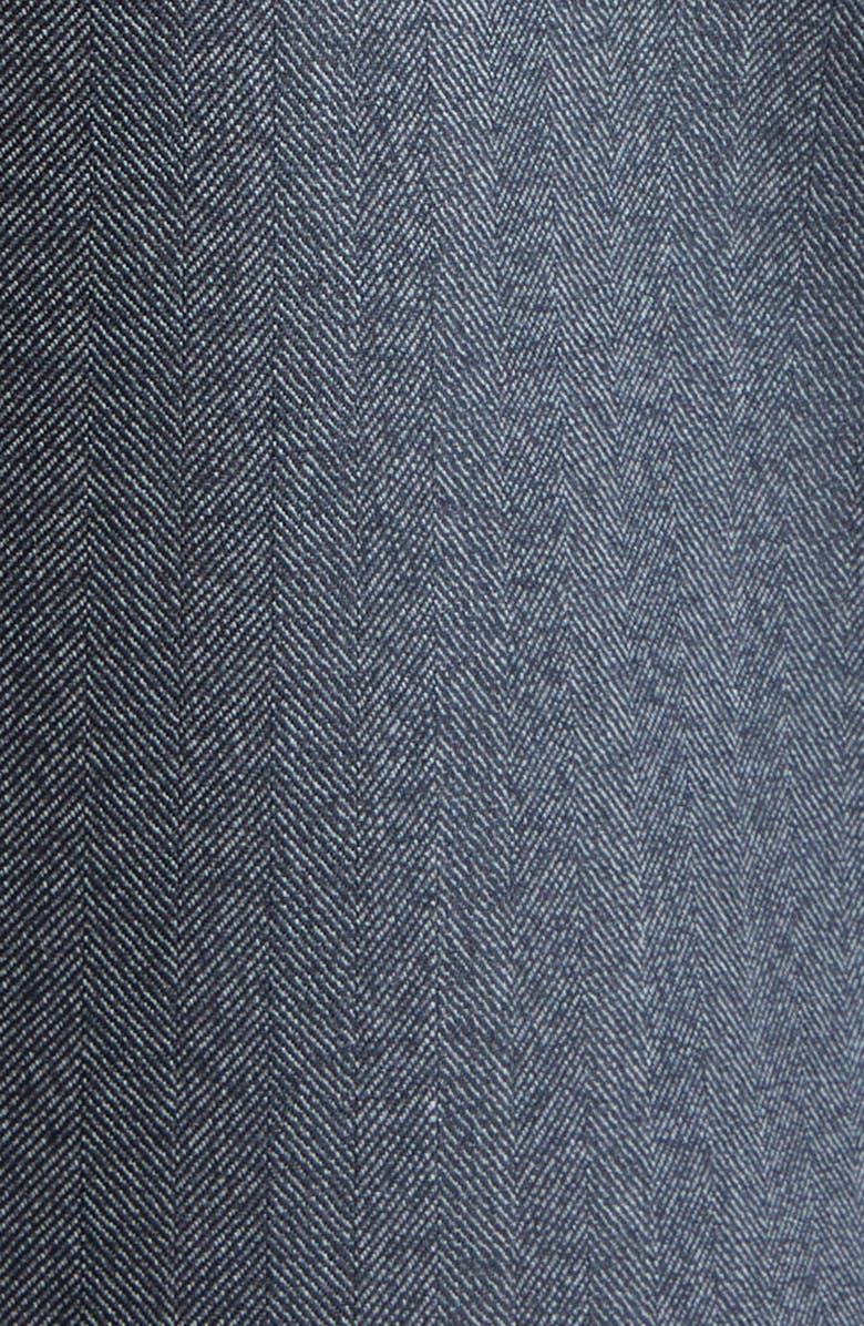 Maison Margiela Memory of the Hem Herringbone Straight Leg Pants, Alternate, color, Anthracite