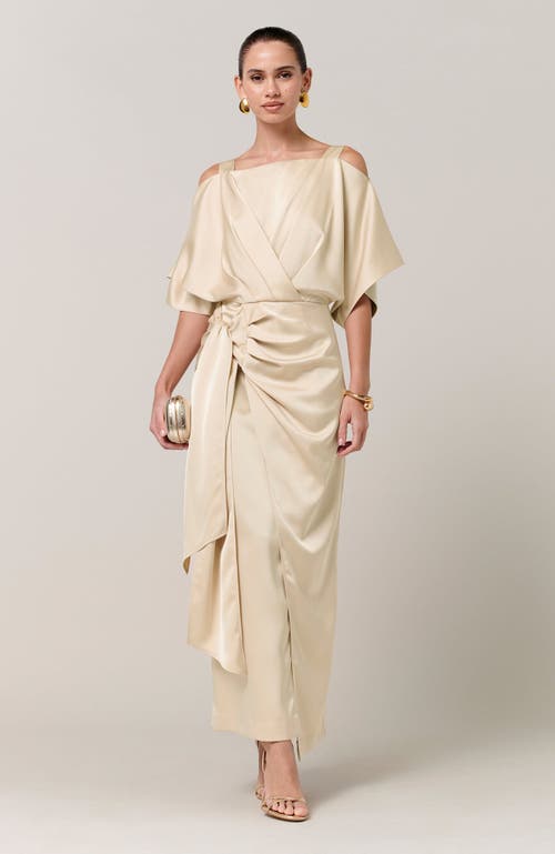 SAVEL Josylin Midi Dress in Champagne at Nordstrom, Size 2