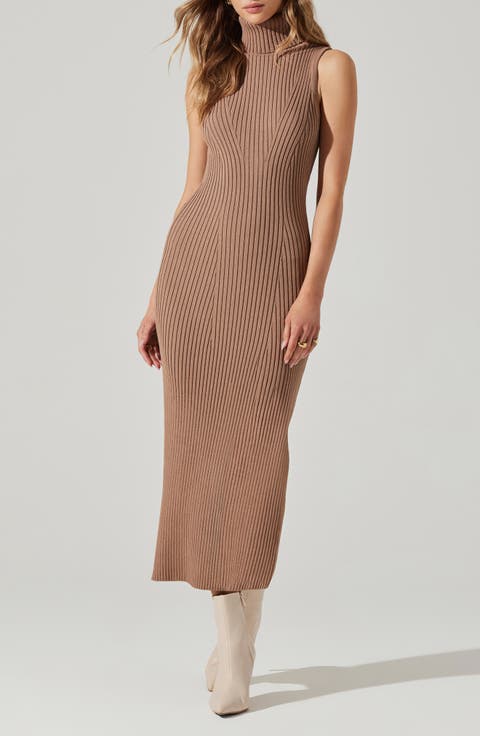 Channary Rib Midi Sweater Dress