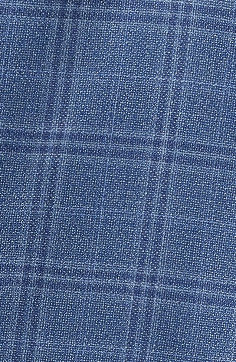 BOSS Hutson Blue Check Wool Sport Coat, Alternate, color, Dark Blue