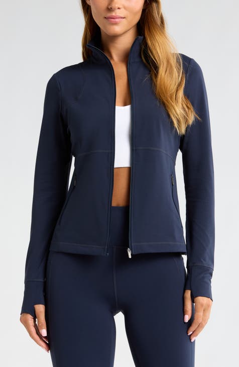 Navy blue athletic jacket best sale