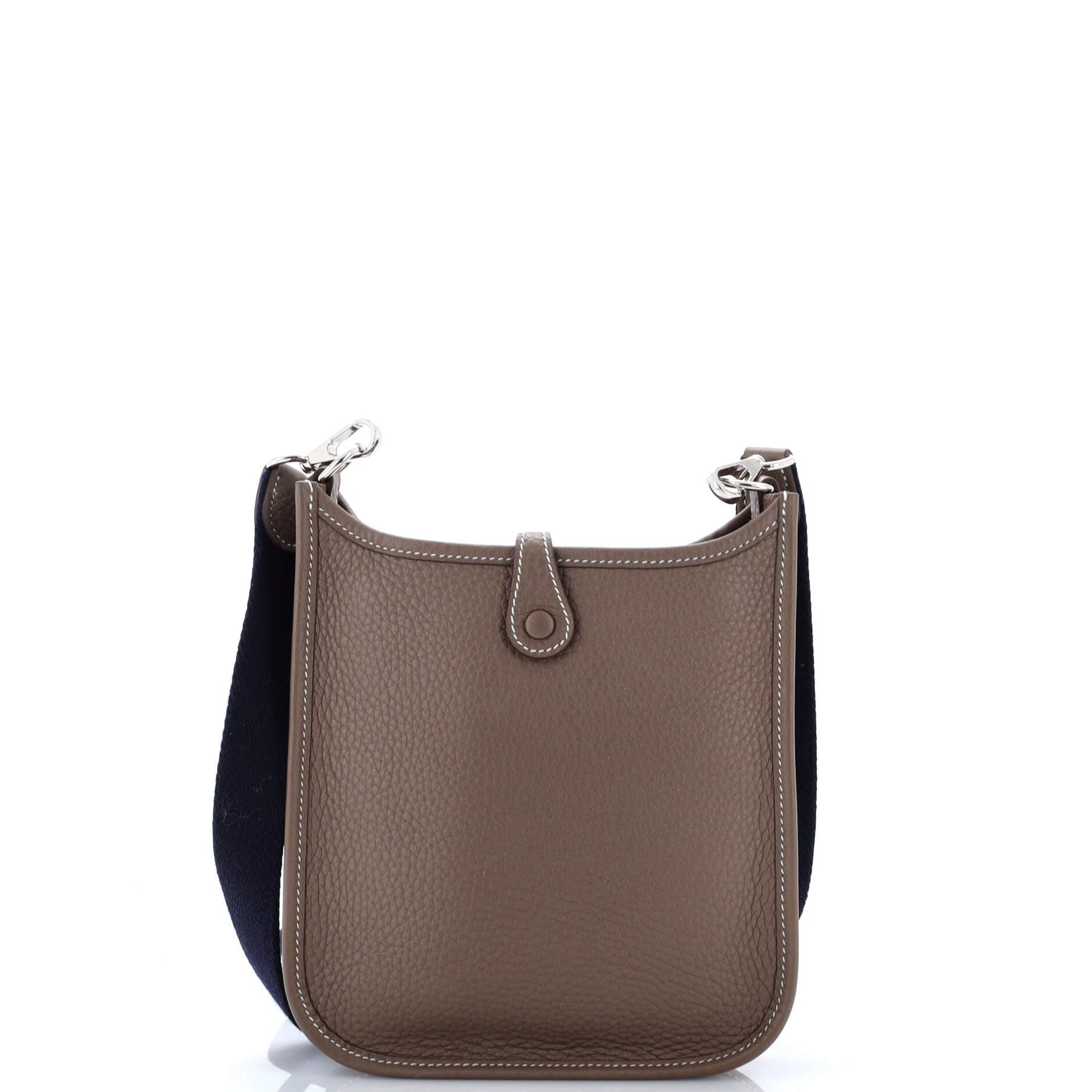 Pre-Owned Hermes Evelyne Bag Gen III Clemence TPM, Alternate, color, Etoupe