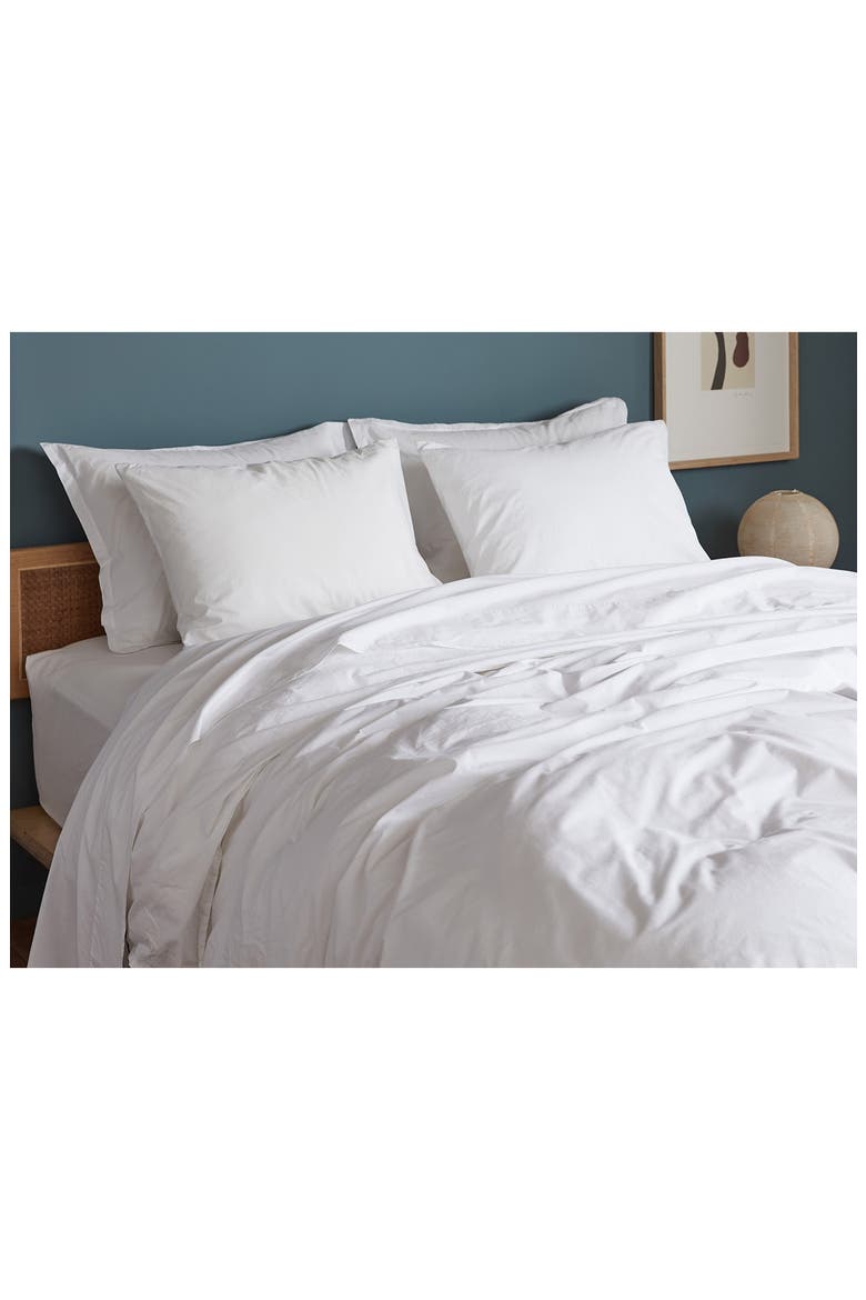 Percale Pillowcases, Alternate, color, WHITE