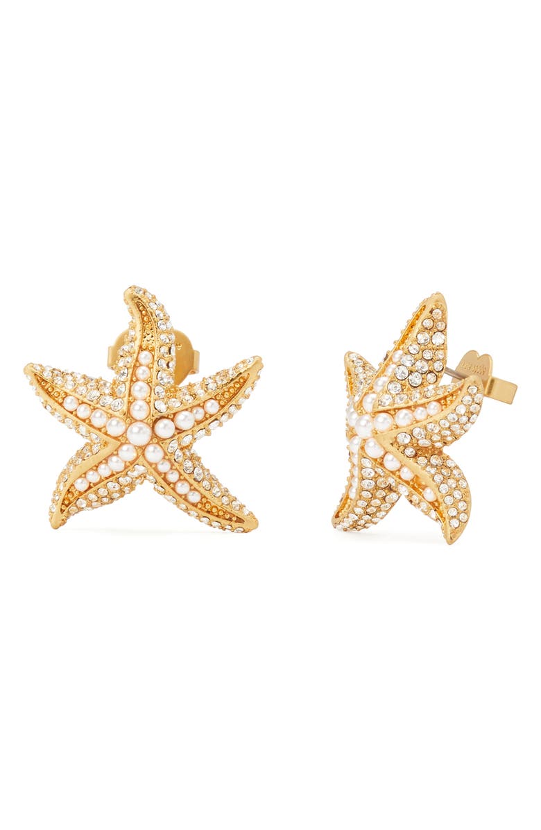 Kate Spade New York sea star statement stud earrings, Main, color,