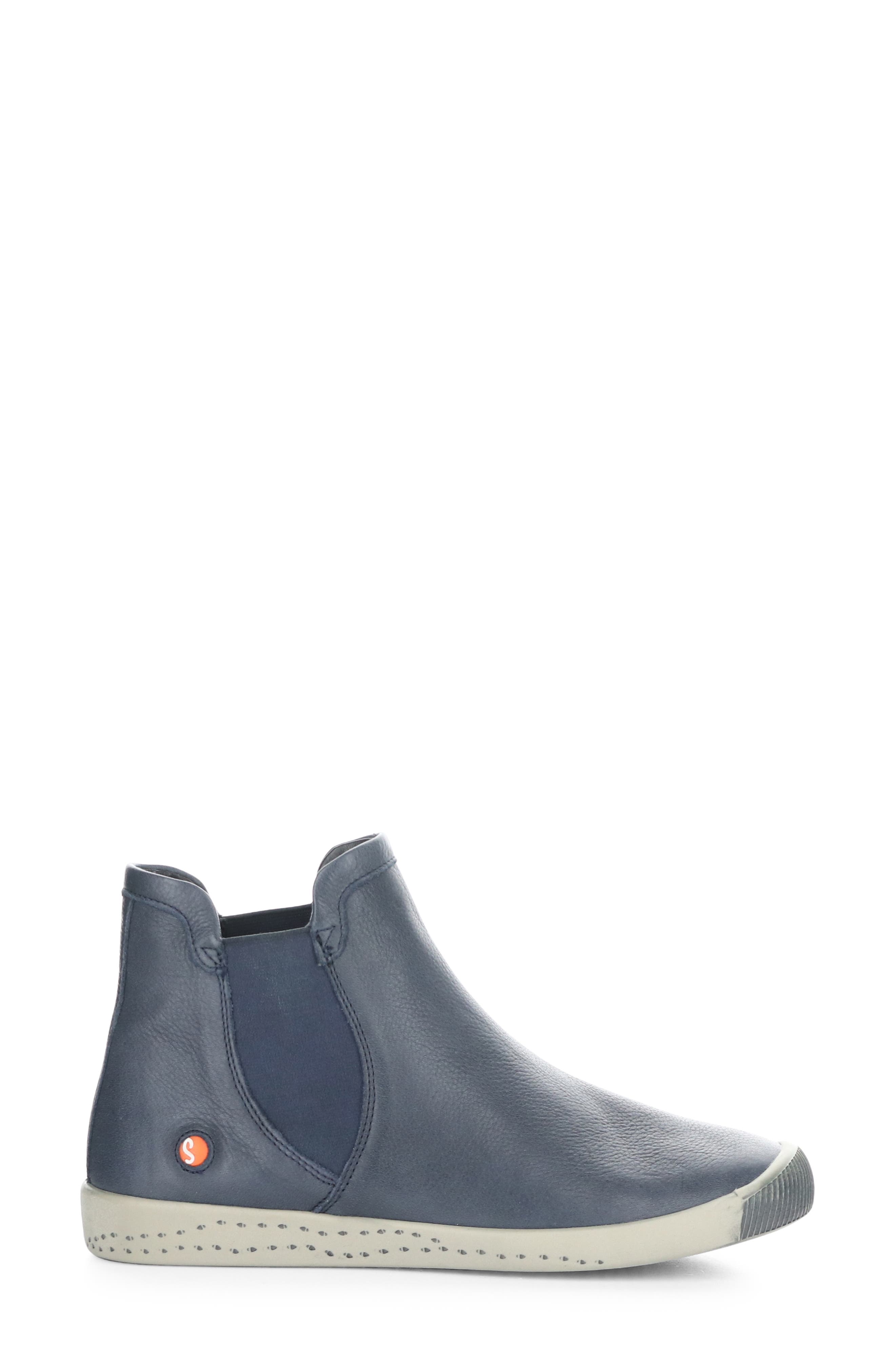 Softinos by Fly London Itzi Chelsea Boot, Alternate, color, 002 Navy Washed Leat