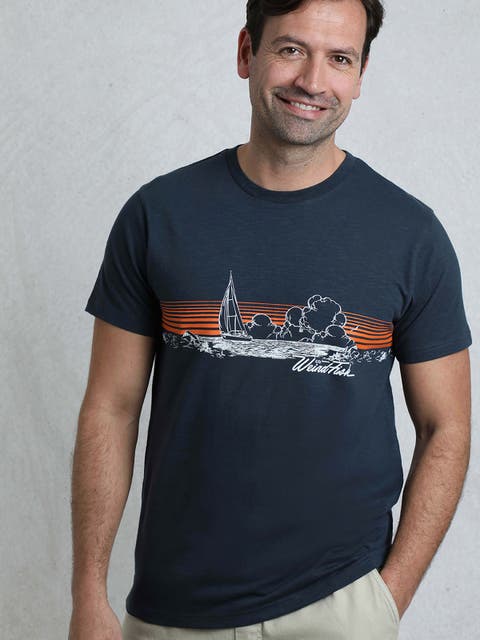 Nautical Sky Front Print T-Shirt