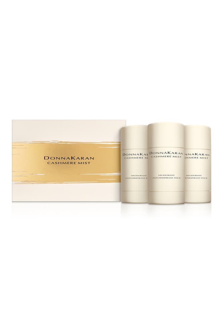 Donna Karan Cashmere Mist Deodorant Anti-Perspirant Stick Trio (Nordstrom Exclusive), Alternate, color, NO COLOR