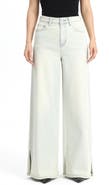 Bayeas Side Slit Wide Leg Jeans