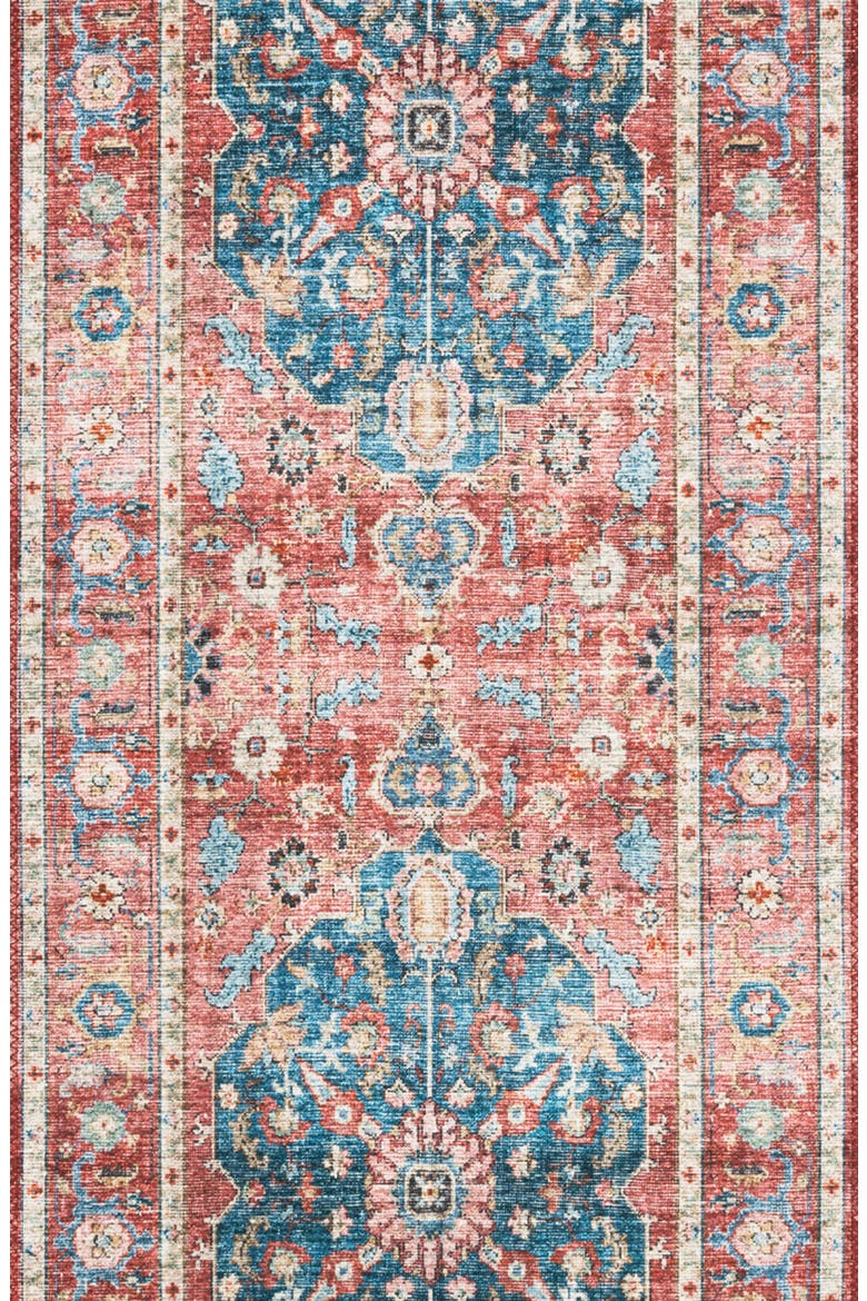 II Skye Collection Rug - Brick/Ocean - 7'-6" x 9'-6", Alternate, color, BRICK / OCEAN