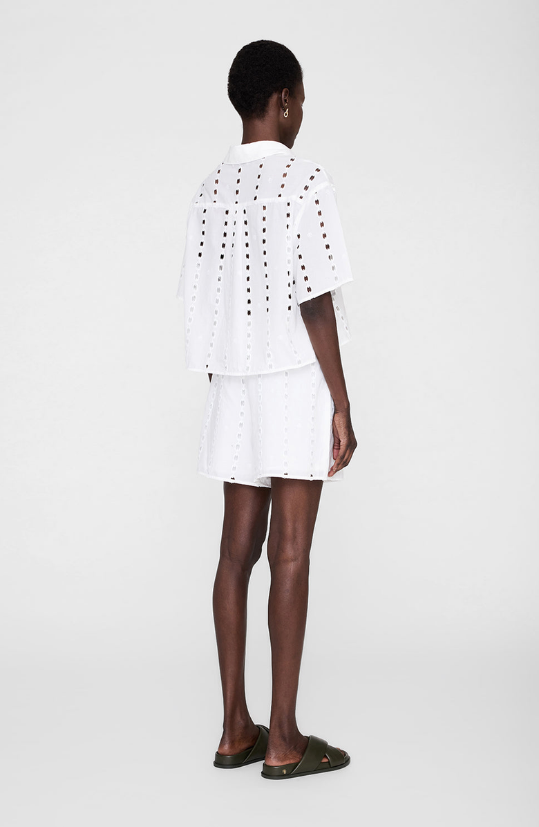 ANINE BING Kam Short, Alternate, color, White