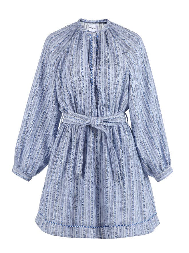 selected Blue Tribal Stripe