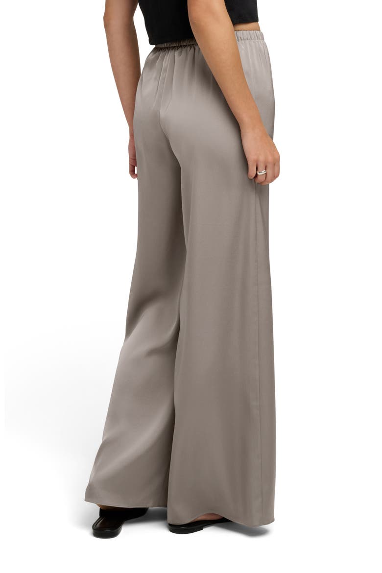 The Everything Satin Wide Leg Pants, Alternate, color, SOFT TAUPE