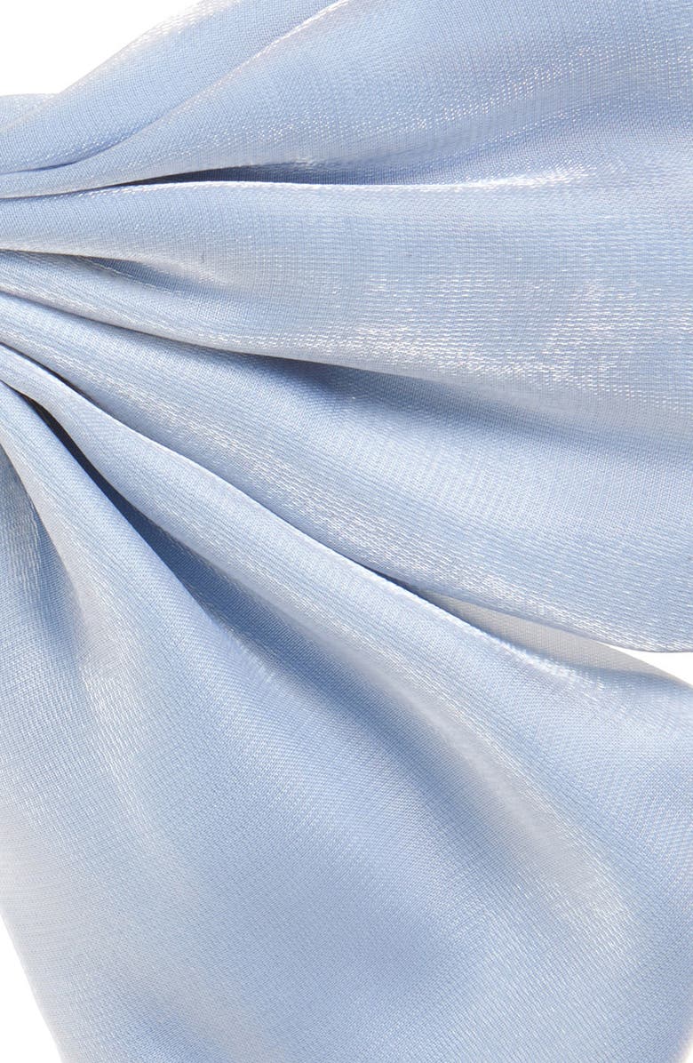 Lele Sadoughi Natalia Bow Barrette, Alternate, color, Capri Blue