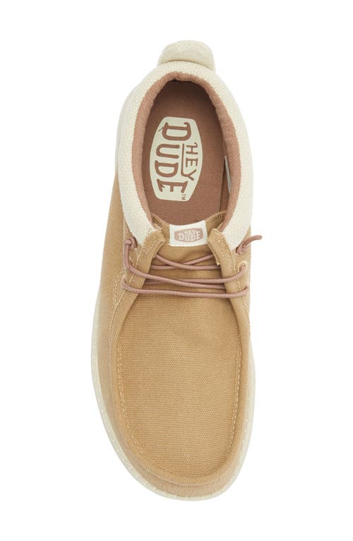 Hey Dude Wally Mid Chukka Boot In White