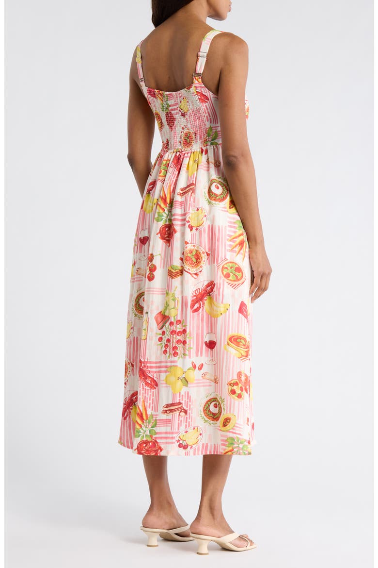 Button-Up Sundress, Alternate, color, IVORY MULTI