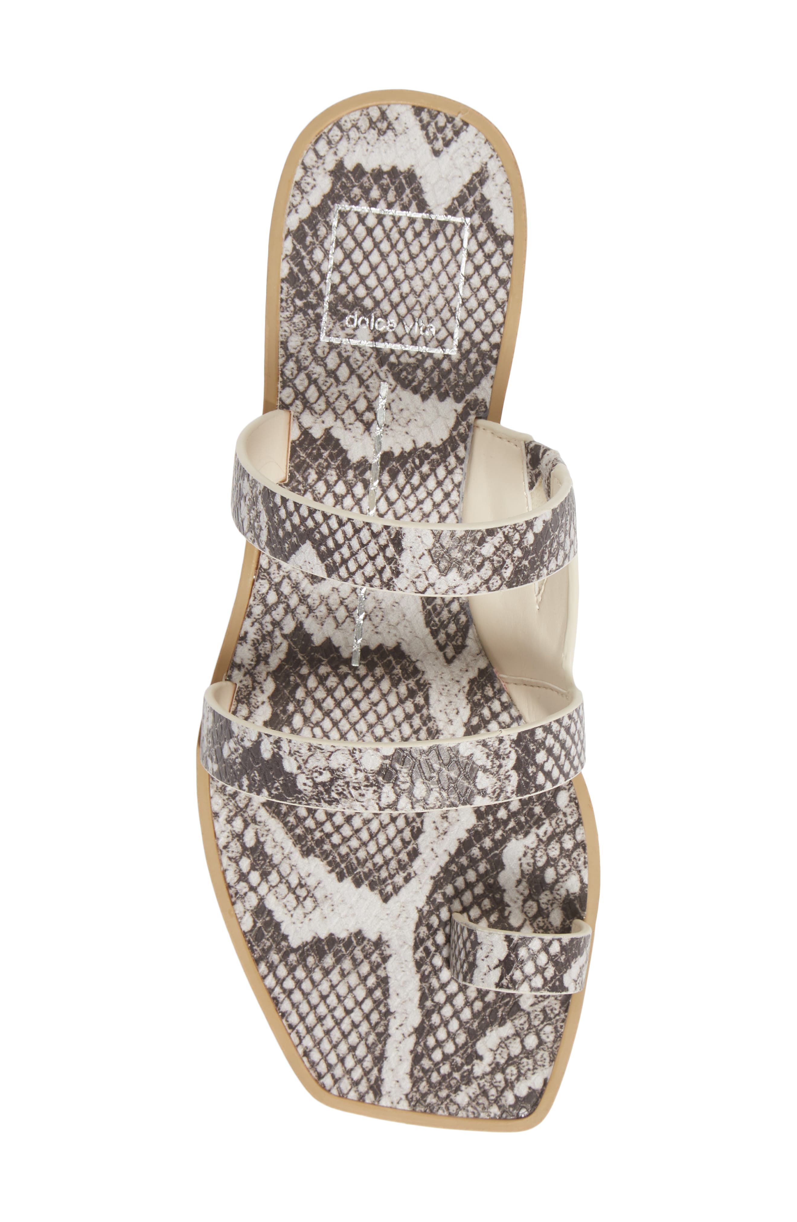 Isala 3 Croc Textured Slide Sandal, Alternate, color, SHADOW SNAKE