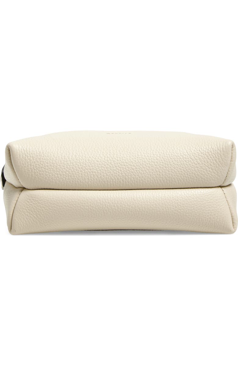 Wandler Mini Penelope Slouch Leather Shoulder Bag, Alternate, color, Beige Crust 1338