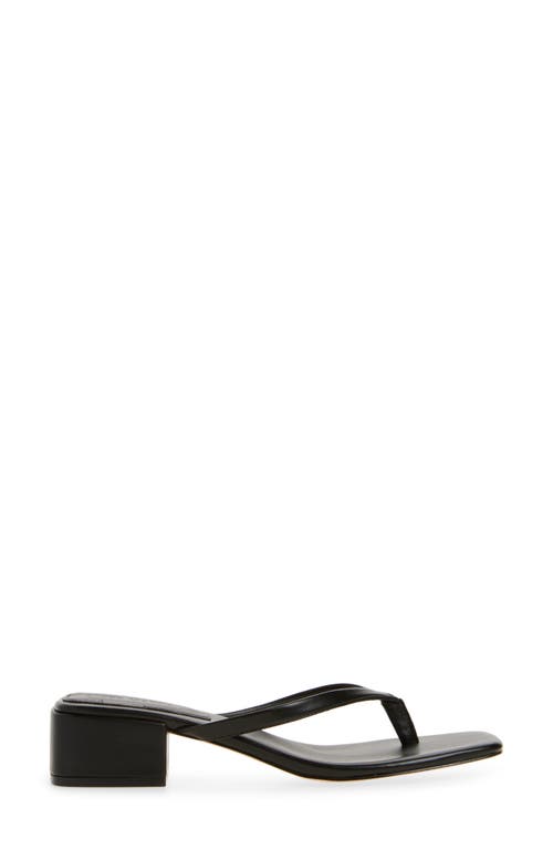 Steve Madden Caribbean Flip Flop In Black