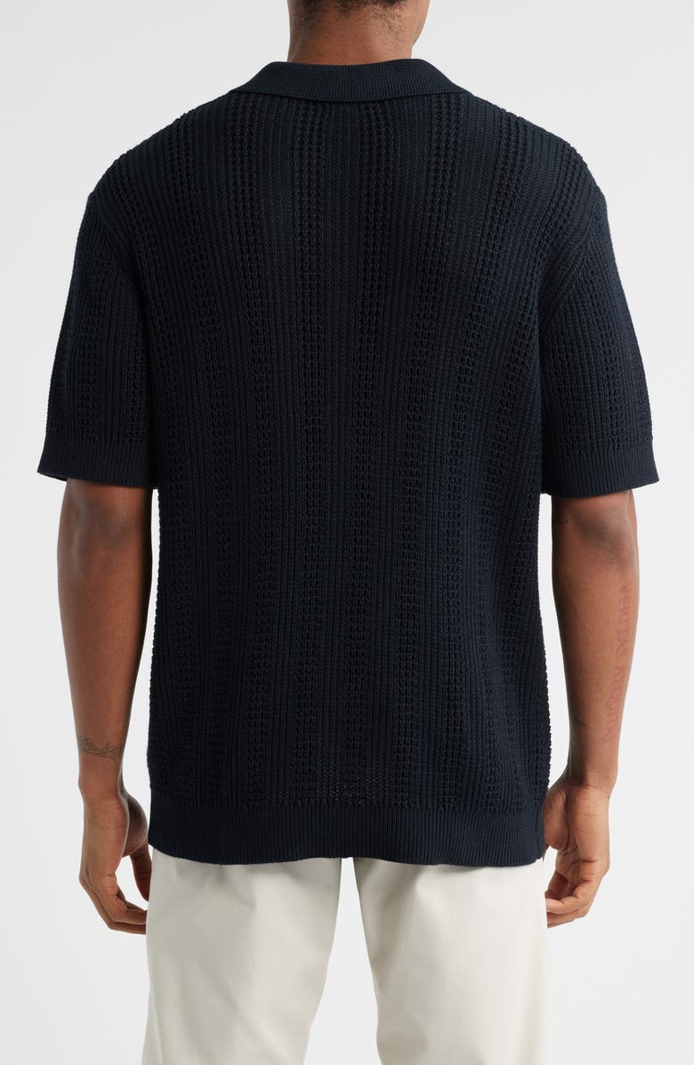 Short Sleeve Polo Sweater