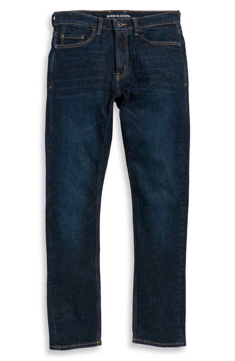 Rodd & Gunn Sutton Stretch Straight Leg Jeans, Alternate, color, Dark Blue