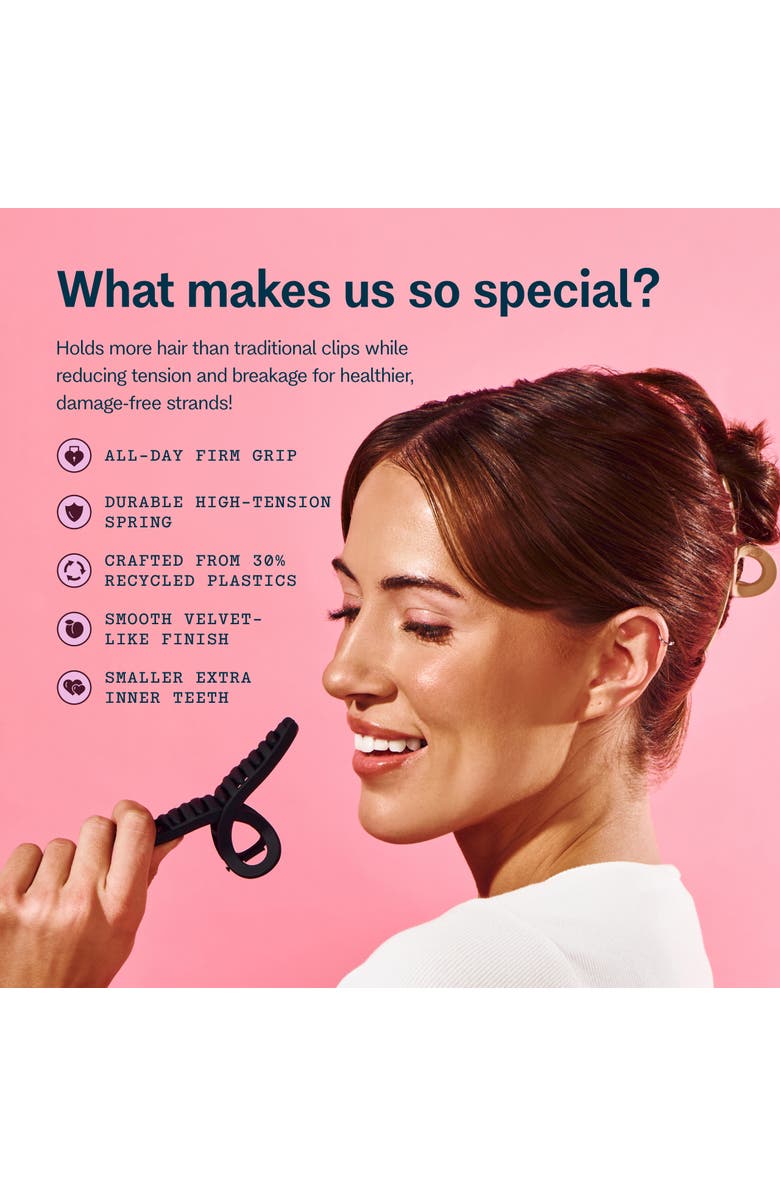 Gimme Beauty Loop Claw Clip Duo, Alternate, color, Black