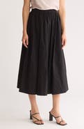 Renee C Poplin Midi Skirt