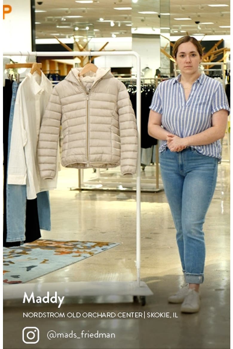 Elvira Water Resistant Hooded Puffer Jacket video