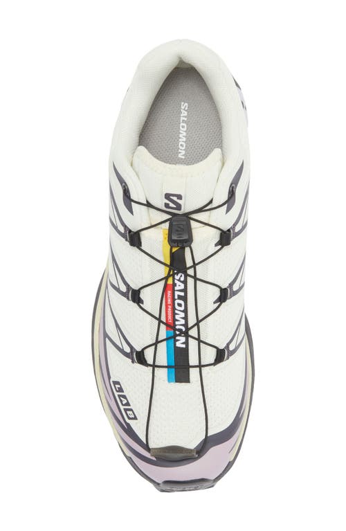 Salomon Xt-6 Rubber-trimmed Mesh Sneakers In Multi