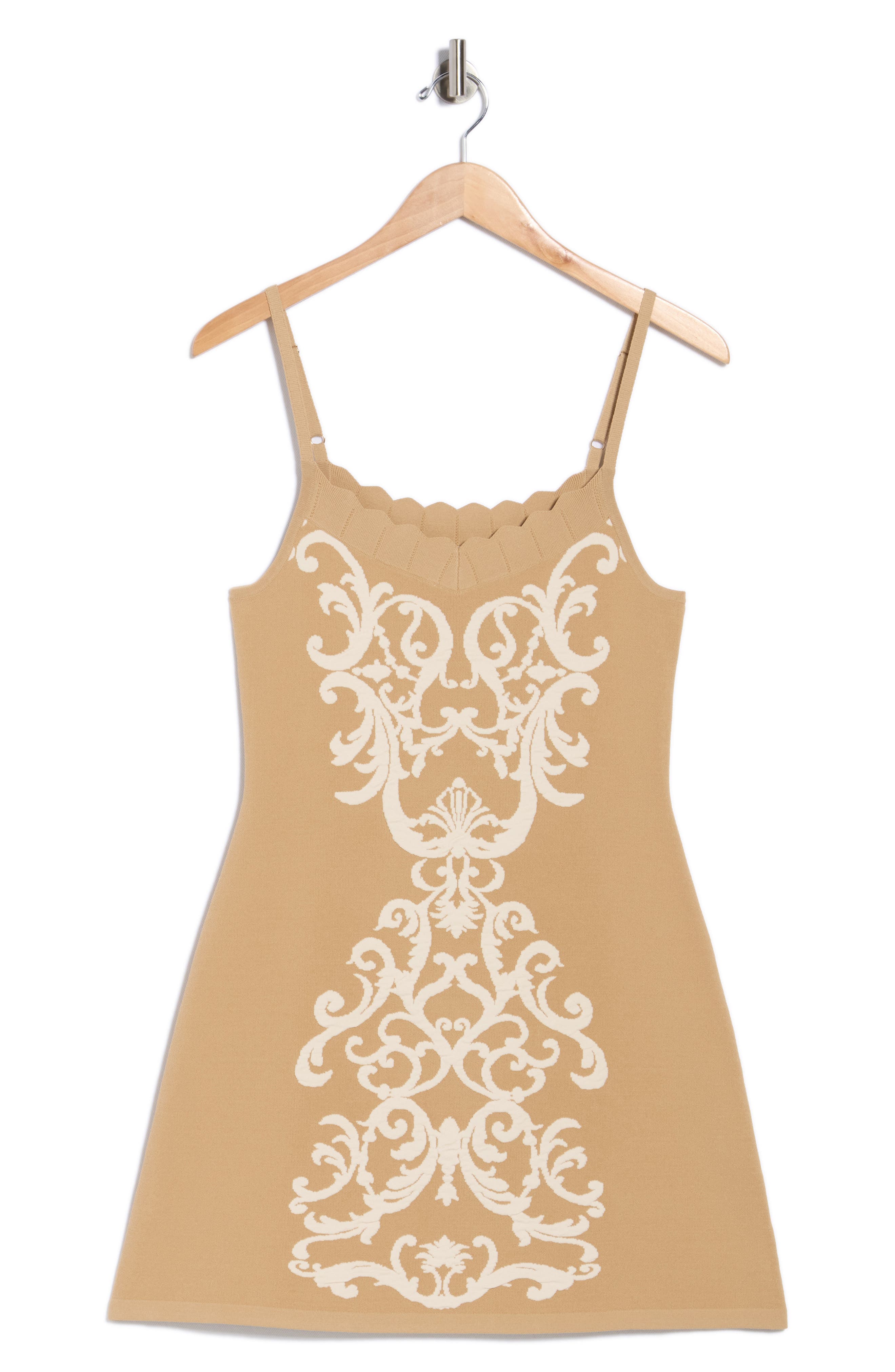 L'AGENCE Betania Jacquard Sweater Minidress