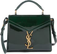 Saint Laurent Mini Cassandra Patent Leather Top Handle Bag