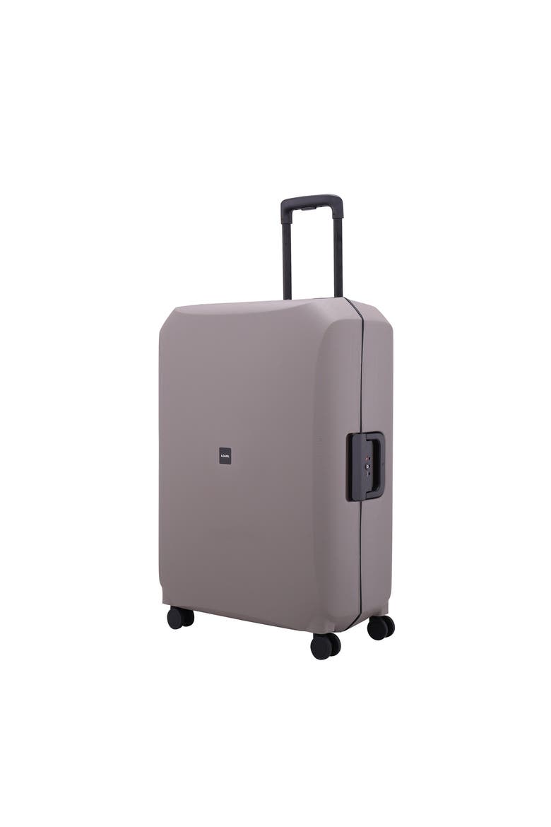 Voja Large check in 30 inch Lightweight Luggage, Main, color, Warm Gray