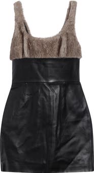 Alexander Wang Tailored Mixed Media Dress