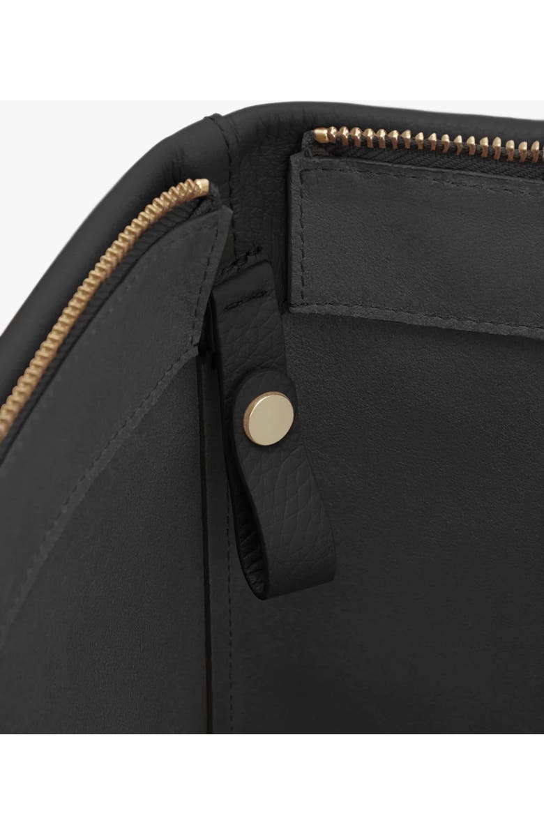 Cuyana Small Easy Zipper Tote, Alternate, color, Black