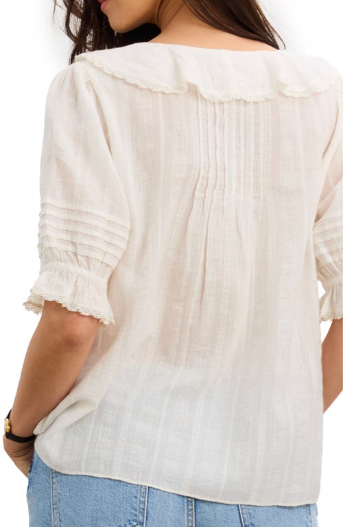 Hatch The Lou Lou Nursing Blouse In White
