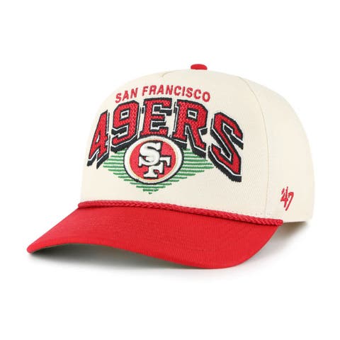 Men's '47  Cream San Francisco 49ers Pomona Rope Adjustable Hitch Hat