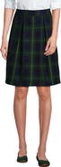 Lands' End School Uniform  Plaid Pleated Skort Top of Knee