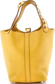 Pre-Owned Hermes Picotin Lock Bag Tressage Epsom PM