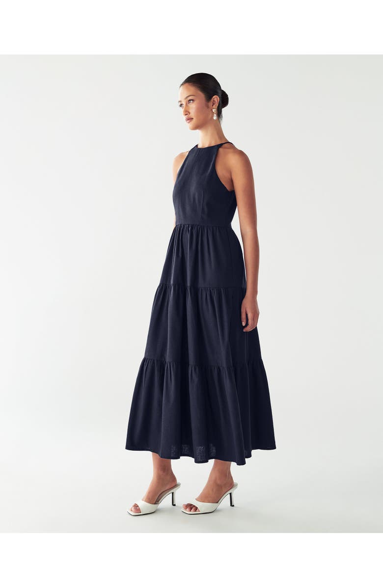 WILLA Aquila Maxi Dress, Alternate, color, Navy Blue