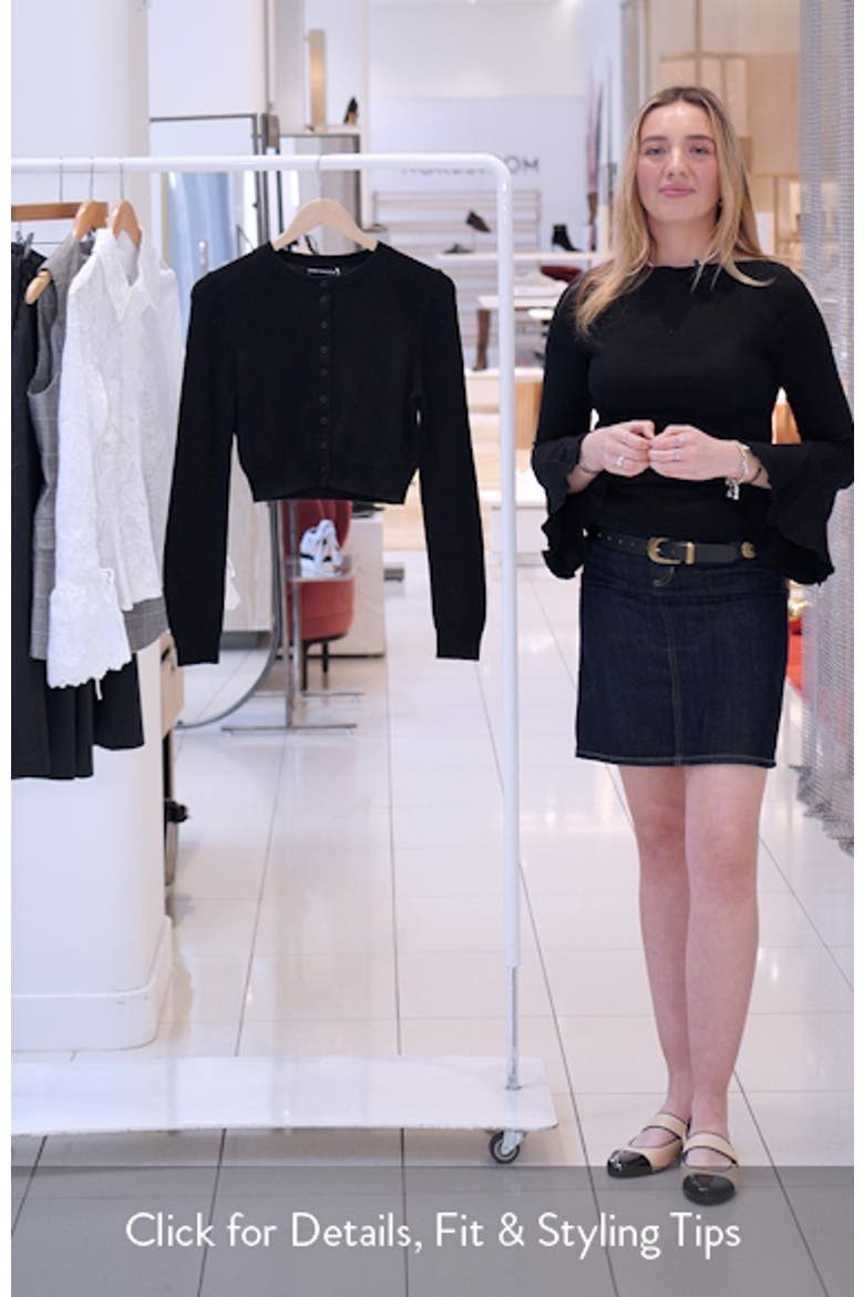 Rib Crop Cardigan video