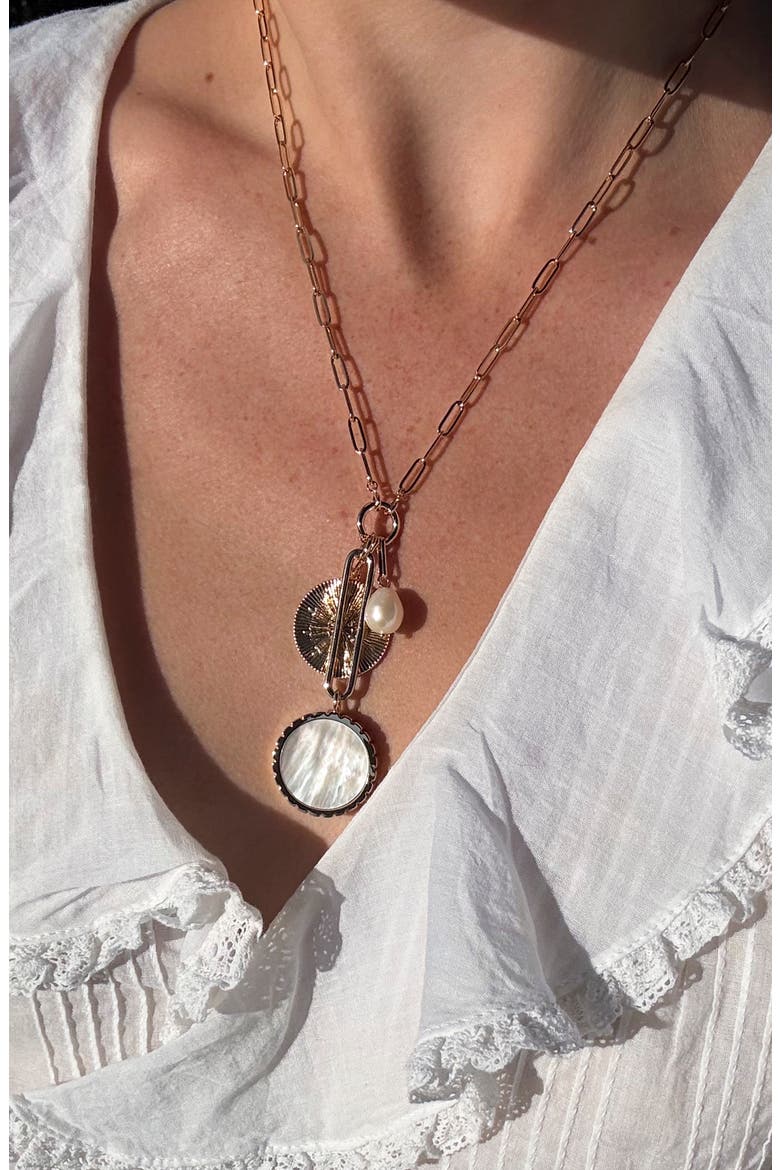 Solario Necklace, Alternate, color, MOTHER OF PEARL