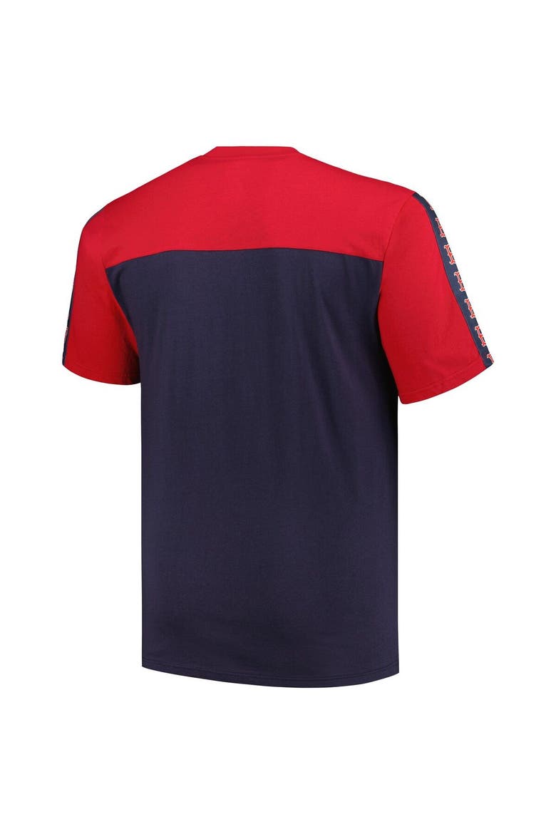 Men's Profile Red/Navy Boston Red Sox Big & Tall Yoke Knit T-Shirt, Alternate, color, Red