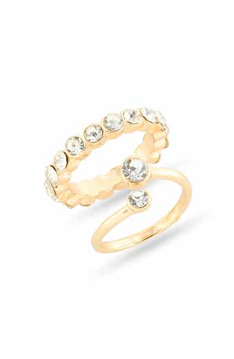 NORDSTROM RACK Set of 2 Bypass & Eternity Rings