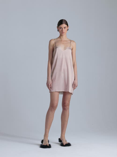 Alas Patricia Silk Slip Mini Dress In Multi