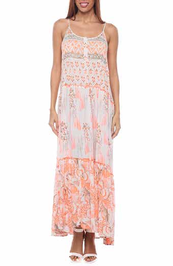 RANEES Button Half Placket Maxi Sundress