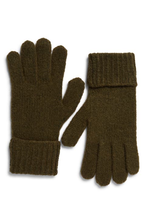 Ribbed Cuff Gloves