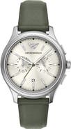 Emporio Armani Cushion Case Bracelet Chronograph Watch, 40mm